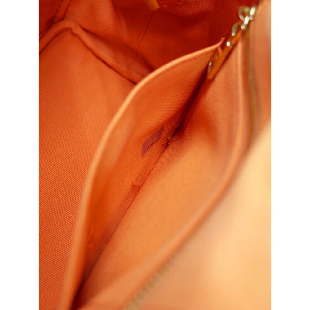 Prada Canapa 2way Tote Bag Canvas Orange - Picture 8 of 9